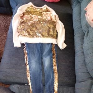 Cat and Jack girl outfit 7/8